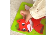 Medinė dėlionė WOOPIE GREEN Gyvūnai Montessori, FSC, 34 vnt-Žaislai, Dėlionės, Dėlionės patiems mažiausiems-e-vaikas
