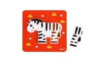 WOOPIE GREEN Wooden Puzzle Blocks Animals Montessori FSC 34pcs.