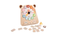 CLASSIC WORLD Zegar Miś Montessori Edukacyjny 3w1 Nauka Czasu Liczenia i Daty
