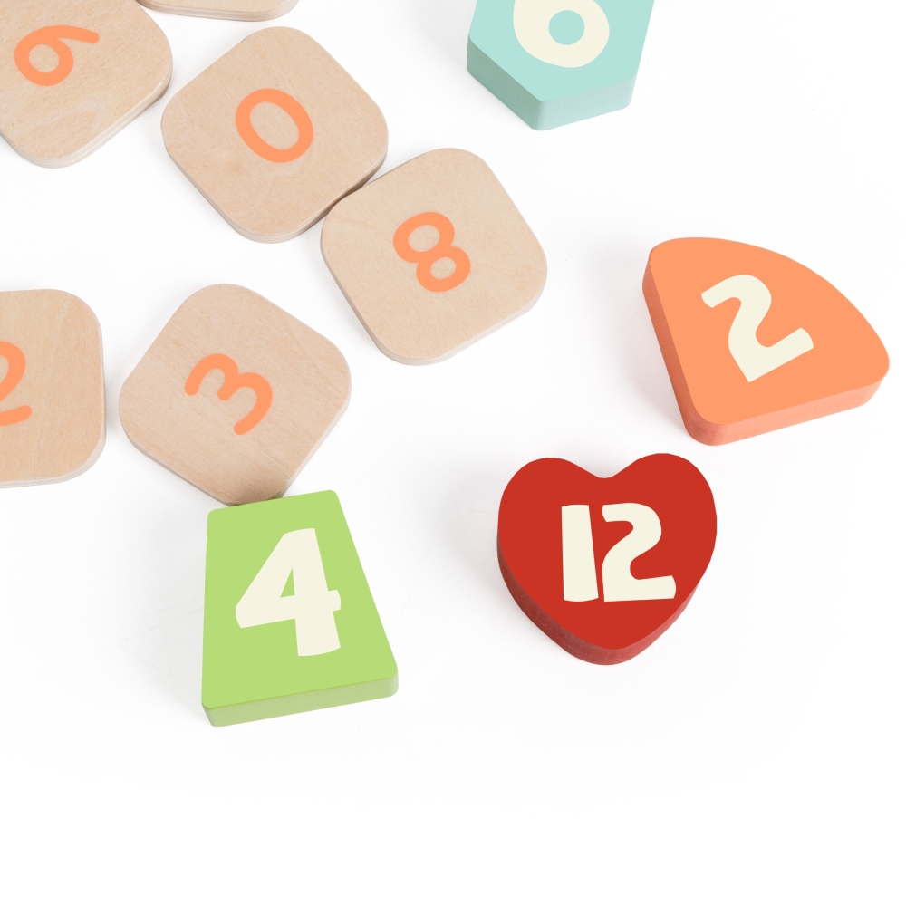 Edukacinis laikrodis 3in1 meškiukas CLASSIC WORLD Montessori, skirtas mokytis skaičiuoti laiką ir datas