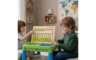 VIGA TOYS Sensoryczna tablica Nauka Alfabetu drewniana