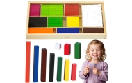 Medinės edukacinės matematinės lazdelės VIGA Cuisenaire