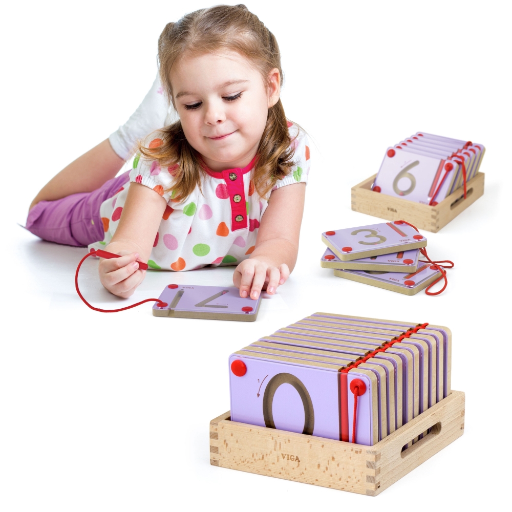 VIGA Magnetic Boards Learning to Write Numbers FSC Montessori Certificate