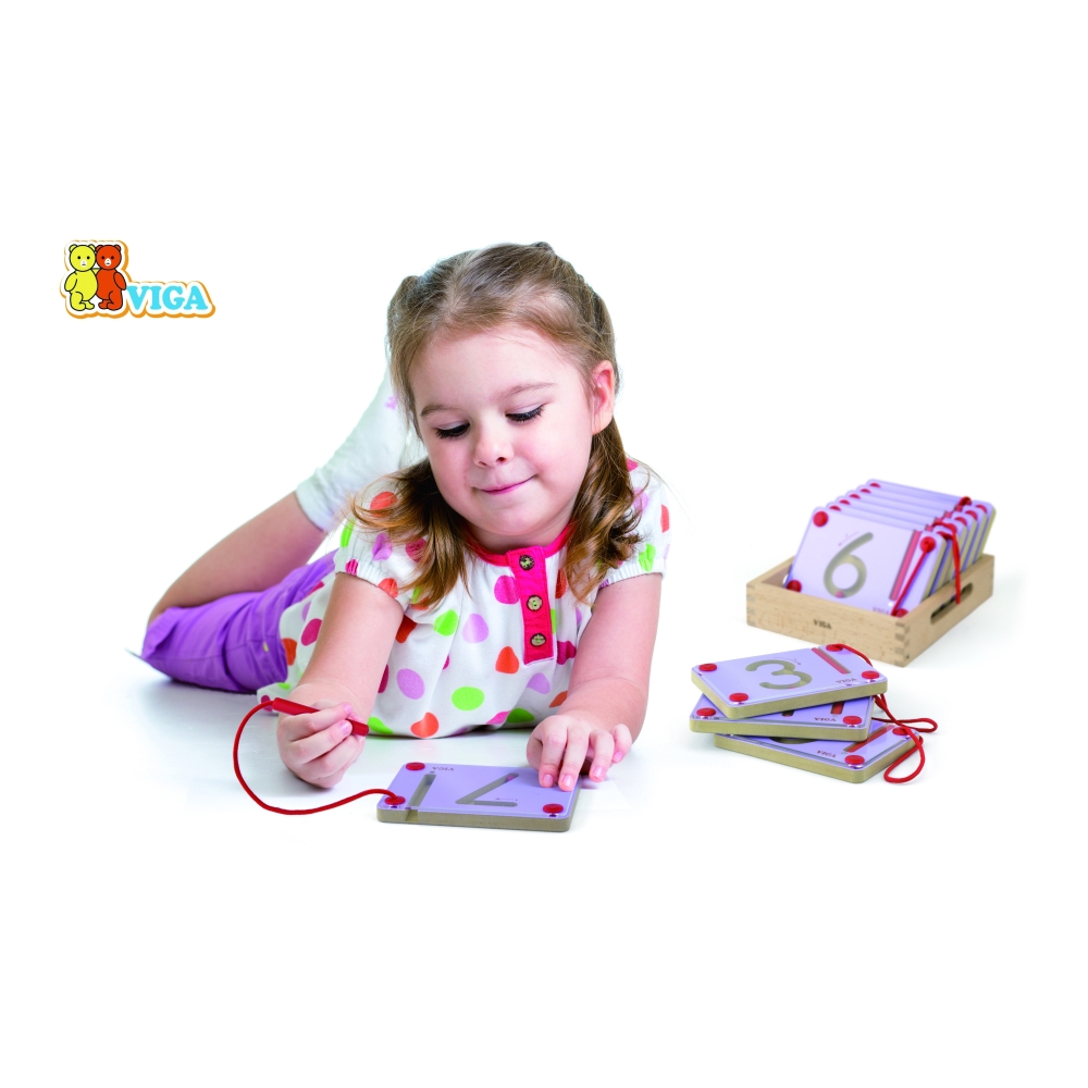 VIGA Magnetic Boards Learning to Write Numbers FSC Montessori Certificate