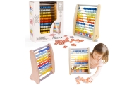 CLASSIC WORLD Wooden Abacus + Mathematical Operations 46 pcs.