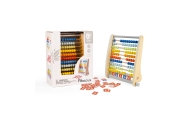 CLASSIC WORLD Wooden Abacus + Mathematical Operations 46 pcs.