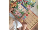 TOOKY TOY Drewniana Gra Nauka Liczenia Zwierzątka
