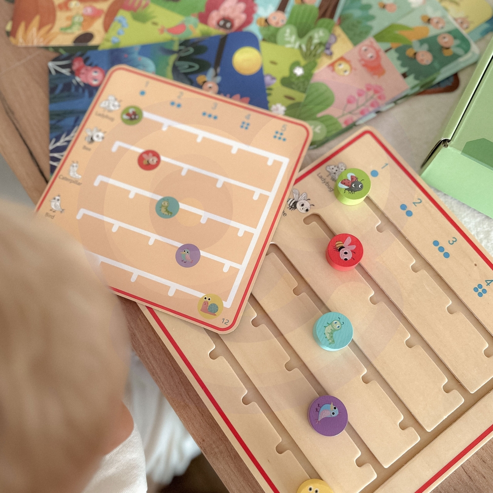 Medinis skaičiavimo žaidimas TOOKY TOY Gyvūnai