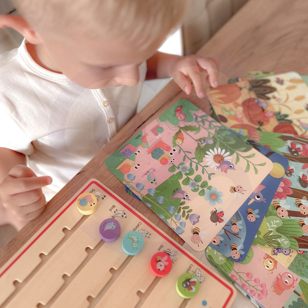 Medinis skaičiavimo žaidimas TOOKY TOY Gyvūnai