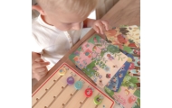 TOOKY TOY Drewniana Gra Nauka Liczenia Zwierzątka