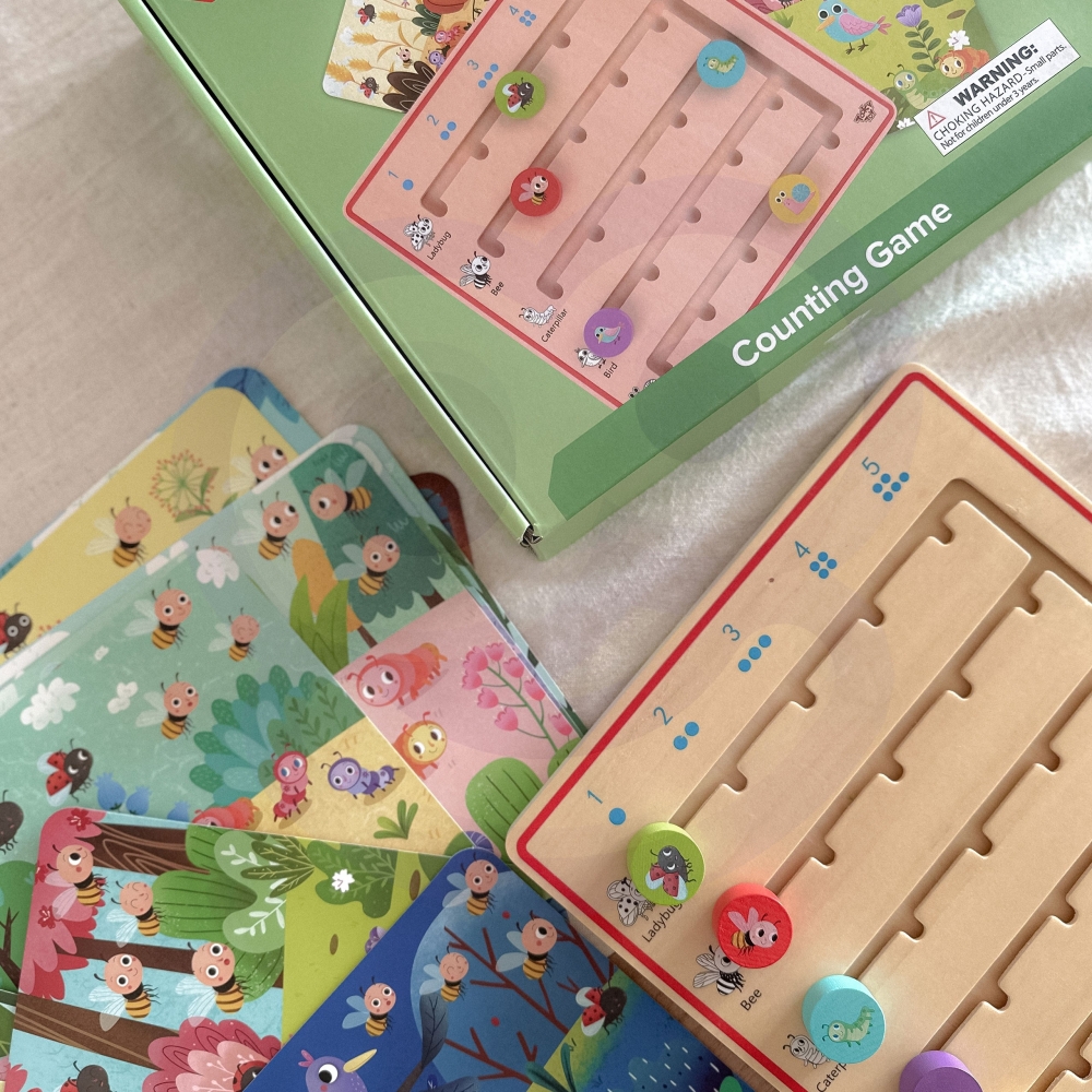 Medinis skaičiavimo žaidimas TOOKY TOY Gyvūnai