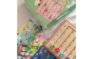 TOOKY TOY Drewniana Gra Nauka Liczenia Zwierzątka