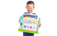 TOOKY TOY mokomoji stalo lenta + 18 magnetinių elementų