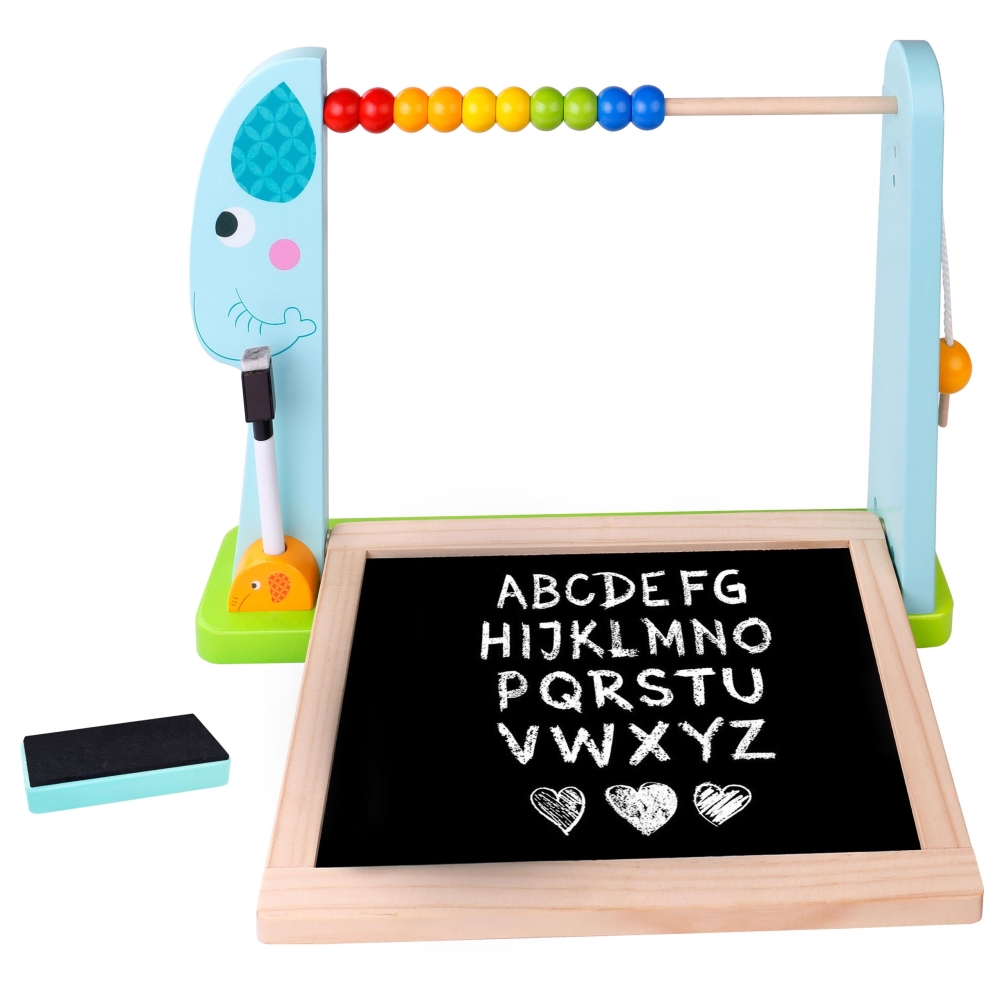 TOOKY TOY mokomoji stalo lenta + 18 magnetinių elementų
