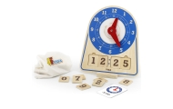 VIGA Wooden Clock Learning Time Clock Montessori