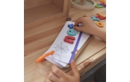 TOOKY TOY Montessori abėcėlės dėlionė Mokymosi raidžių žodžių gyvūnai 57 el.