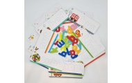 TOOKY TOY Montessori abėcėlės dėlionė Mokymosi raidžių žodžių gyvūnai 57 el.