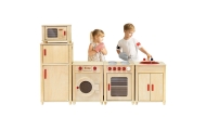 VIGA Wooden Huge Natural Kitchen Set FSC Certified