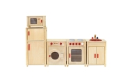 VIGA Wooden Huge Natural Kitchen Set FSC Certified