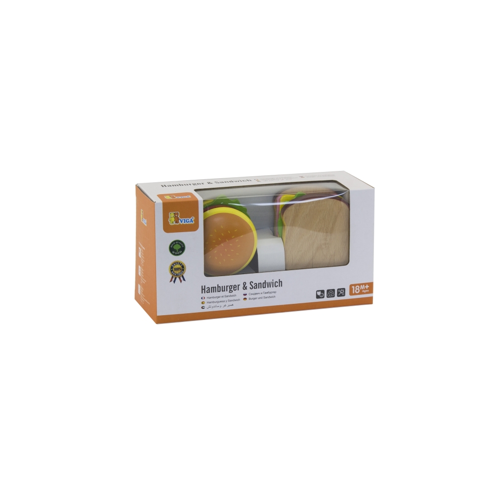 Viga Hamburger and Sandwich Chopping Set