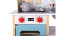 TOOKY TOY Didelė medinė vaikiška virtuvėlė 10 el. FSC