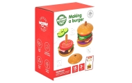 WOOPIE GREEN Medinis mėsainių restoranas Dėlionė vaikams 15 el. FSC sertifikuota