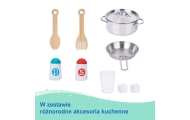 Medinė moderni virtuvė su priedais Tooky Toy