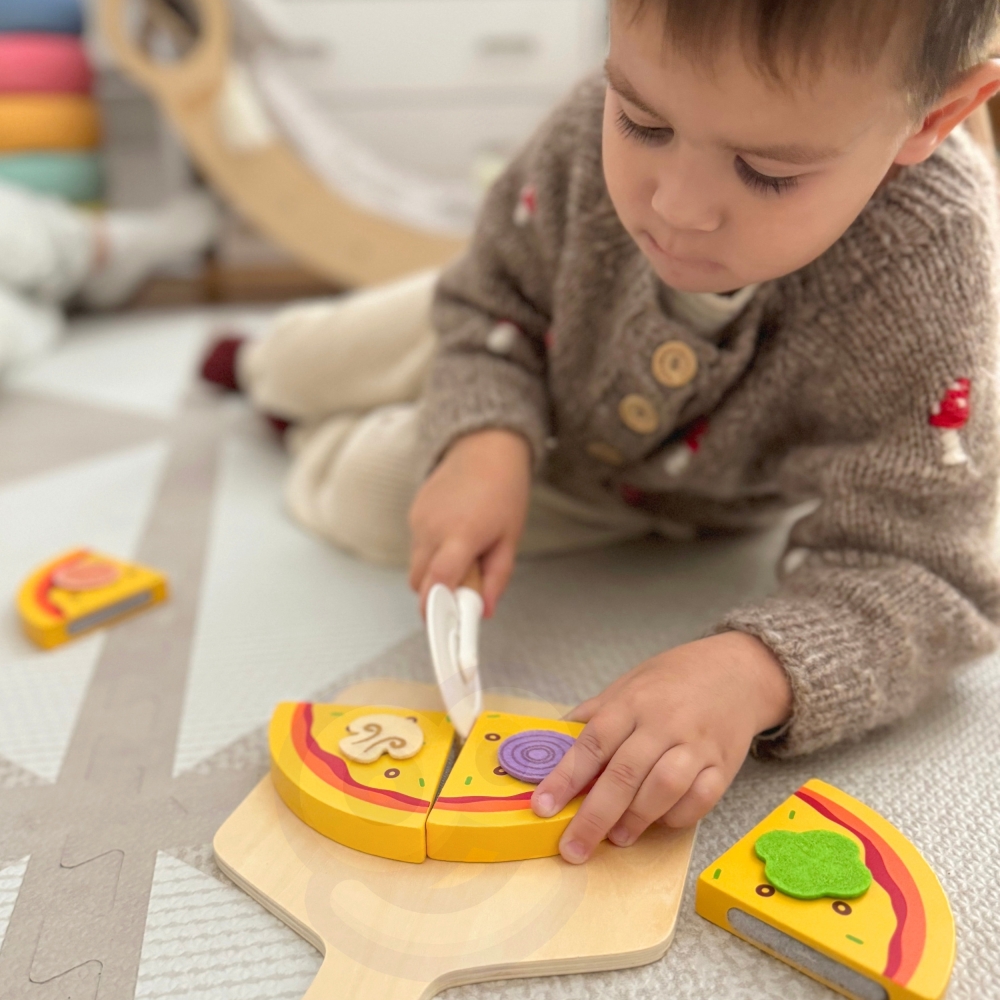 TOOKY TOY Pizzeria Medinės picų kepimo krosnies priedai