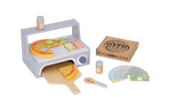TOOKY TOY Pizzeria Drewniany Piec do Pizzy Akcesoria					