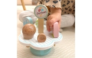 TOOKY TOY Drewniane Lody Magnetyczne na Stojaku					
