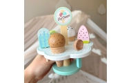TOOKY TOY Drewniane Lody Magnetyczne na Stojaku					