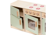 VIGA PolarB Wooden Kitchen Set XL Washing Machine, Stove, Dishwasher - Green