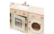VIGA PolarB Wooden Kitchen Set XL Washing Machine, Stove, Dishwasher - Green