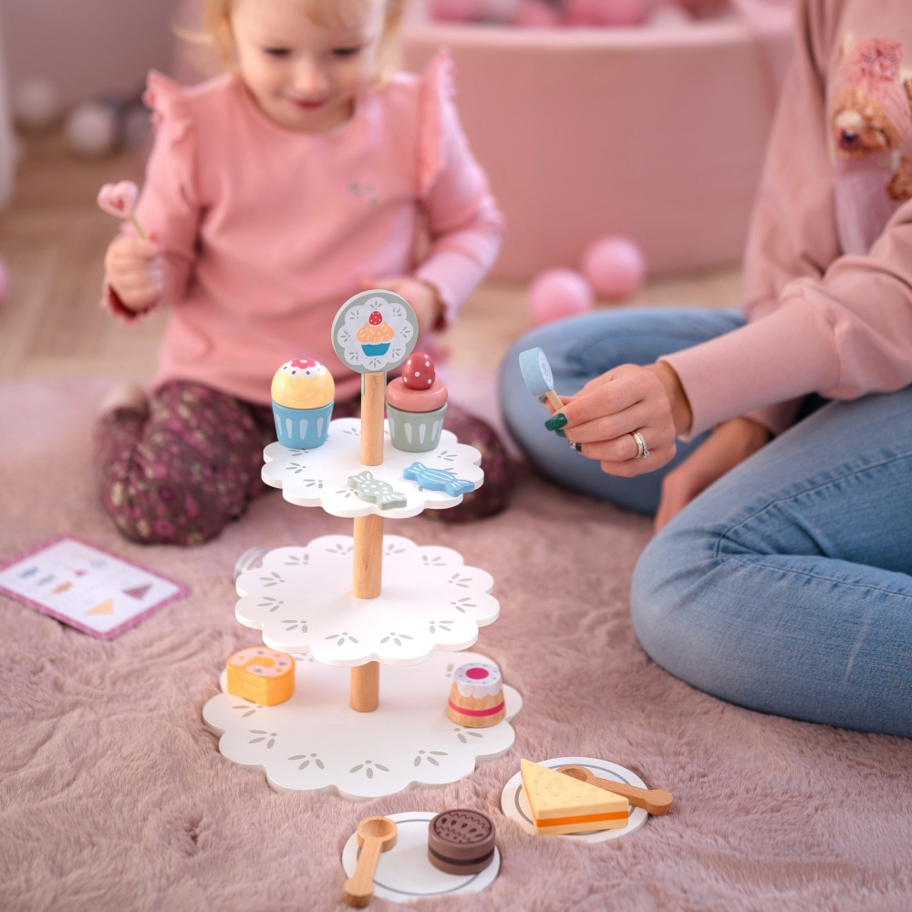 Medinis keksiukų stovas TOOKY TOY Sweet Shoppers