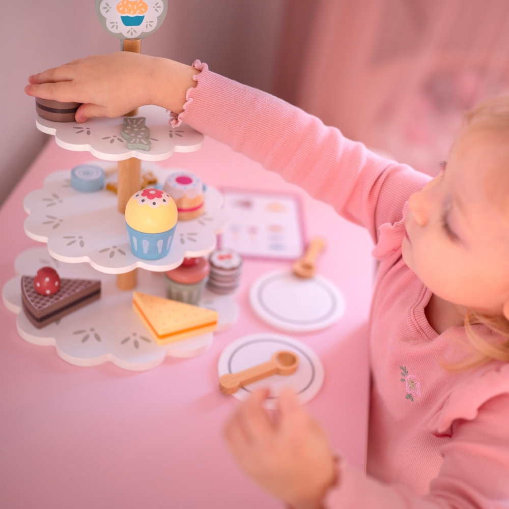 Medinis keksiukų stovas TOOKY TOY Sweet Shoppers