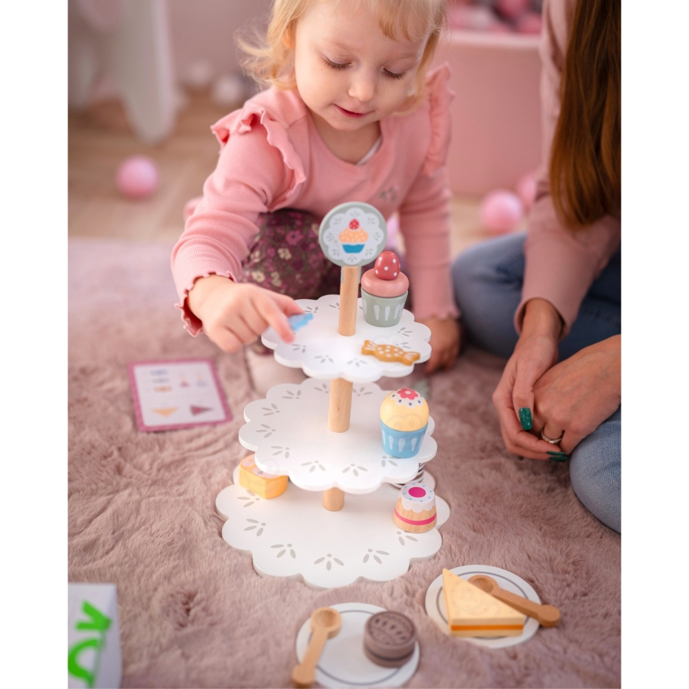 Medinis keksiukų stovas TOOKY TOY Sweet Shoppers