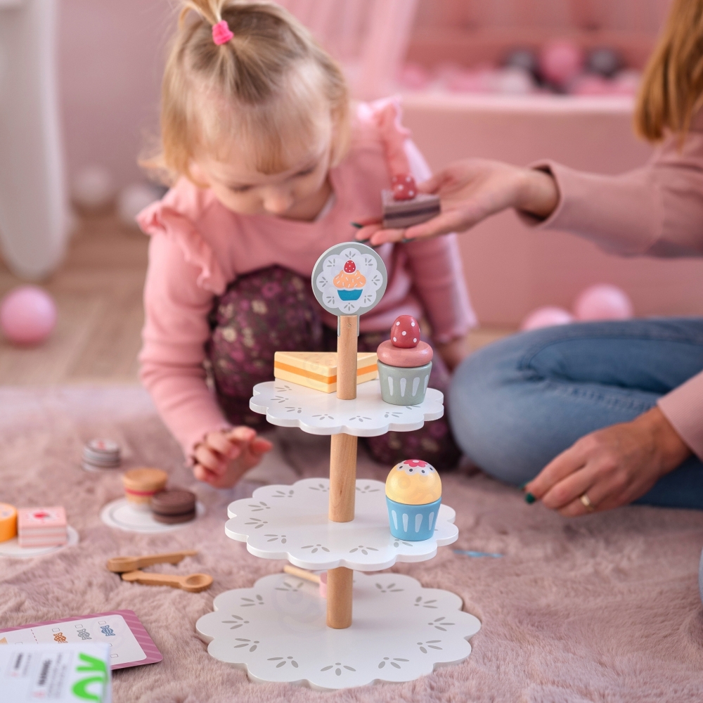 Medinis keksiukų stovas TOOKY TOY Sweet Shoppers