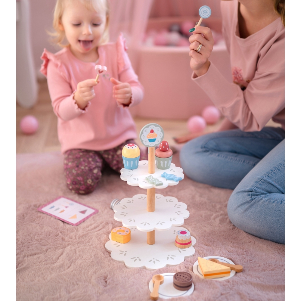 Medinis keksiukų stovas TOOKY TOY Sweet Shoppers