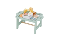 WOOPIE GREEN Zestaw Śniadaniowy z Tacą i Akcesoriami Serwis Pastelowy