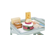 WOOPIE GREEN Zestaw Śniadaniowy z Tacą i Akcesoriami Serwis Pastelowy