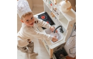 WOOPIE GREEN 9-in-1 Wooden Interactive Kitchen with Washing Machine and Whiteboard