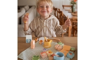 TOOKY TOY Zestaw Piknikowy Owoce do Krojenia Zestaw Śniadaniow