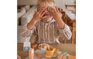 TOOKY TOY Zestaw Piknikowy Owoce do Krojenia Zestaw Śniadaniow