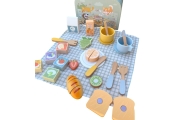 Medinis pikniko rinkinys lagamine TOOKY TOY