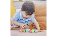 CLASSIC WORLD Wooden Caterpillar Colorful for Bending and Twisting