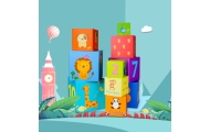 CLASSIC WORLD Magic Box Blocks Puzzle Tower Box Educational Toy