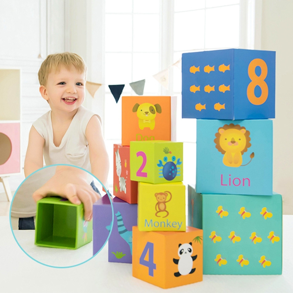 CLASSIC WORLD Magic Box Blocks Dėlionės bokšto dėžė Edukacinis žaislas