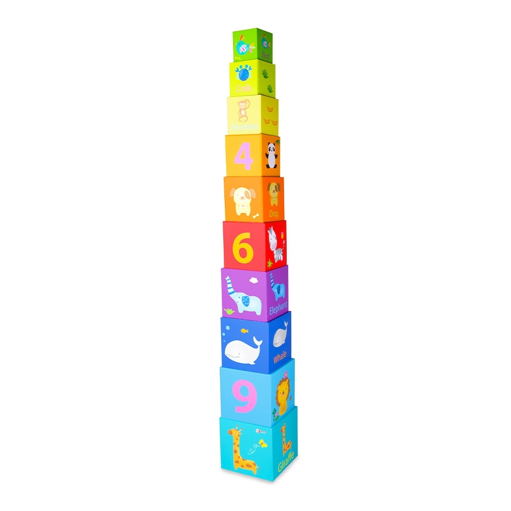 CLASSIC WORLD Magic Box Blocks Dėlionės bokšto dėžė Edukacinis žaislas