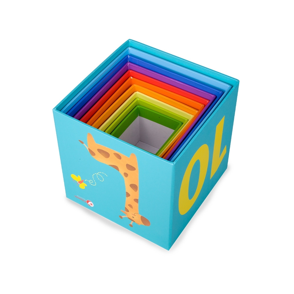 CLASSIC WORLD Magic Box Blocks Dėlionės bokšto dėžė Edukacinis žaislas