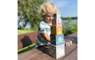 VIGA PolarB Pyramid Educational Puzzle Cube Sorter Blocks